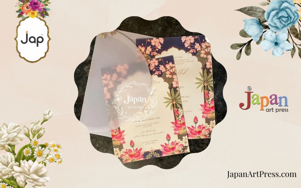 Wedding Cards Pakistan, Shadi Cards, Digital Wedding Invitations, Japan Art Press