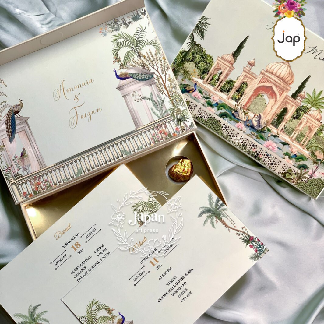 Architectural Heritage Box Invitation