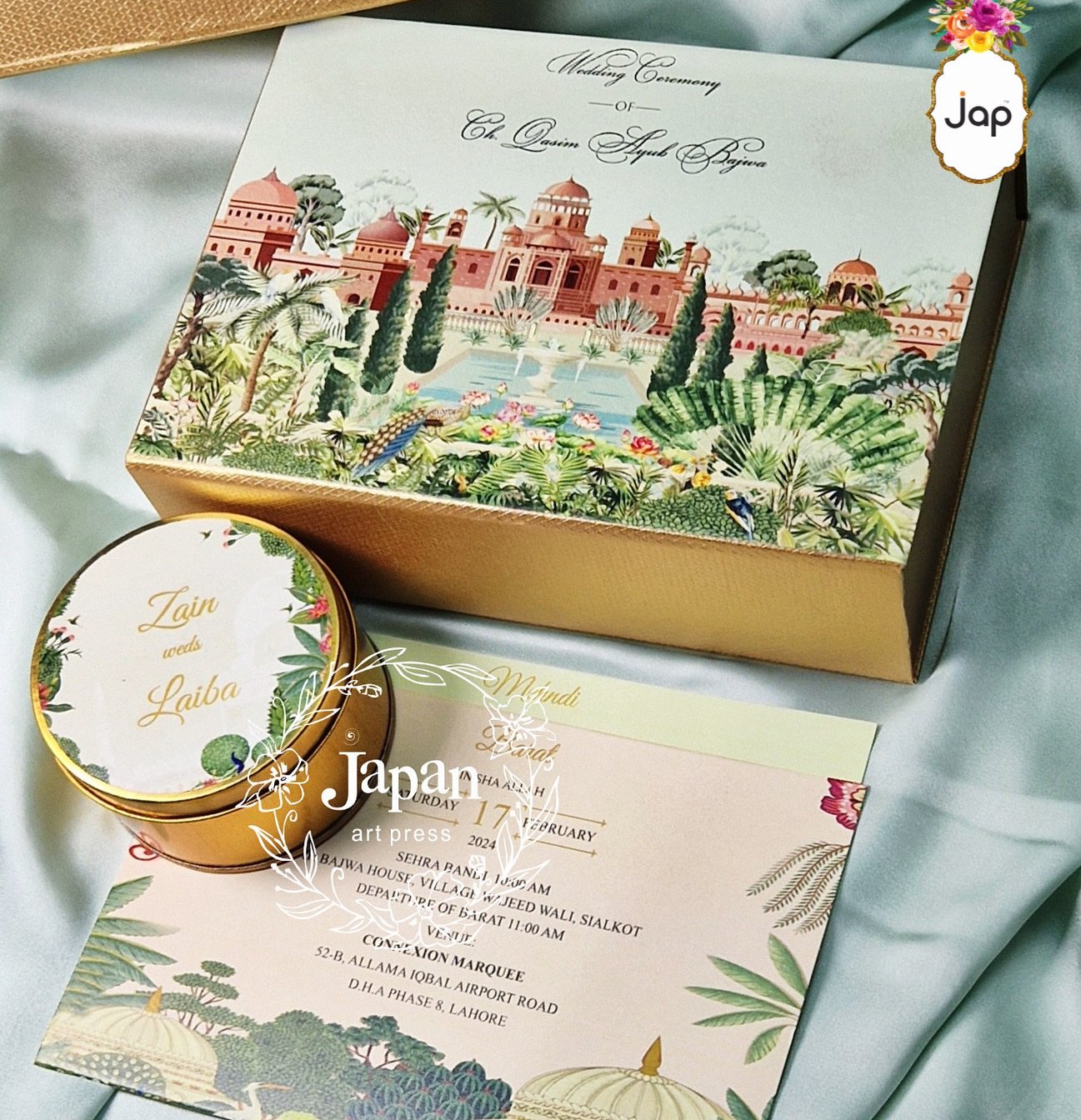 Bahawalpur Palace Box Invitation