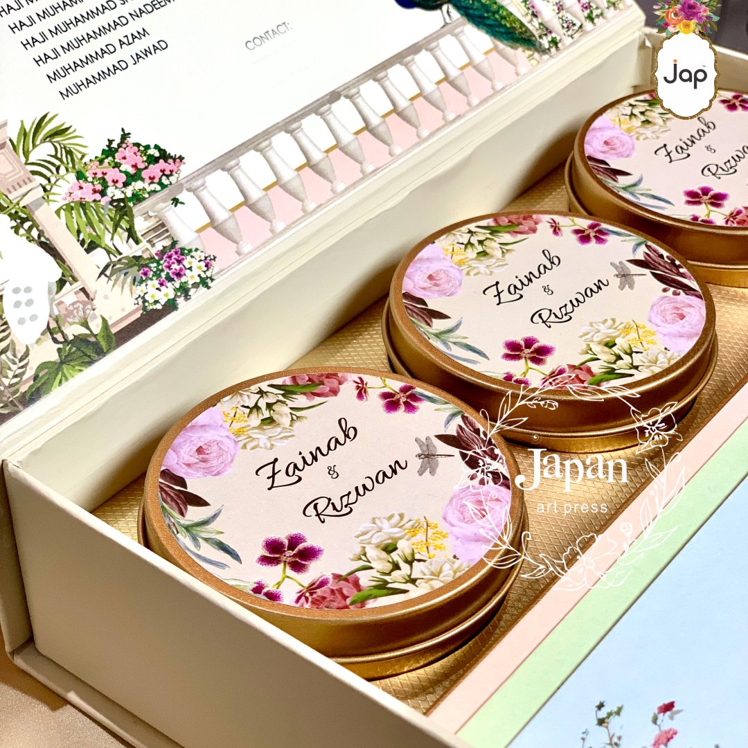 Floral Paradise Box Invitation - Image 2