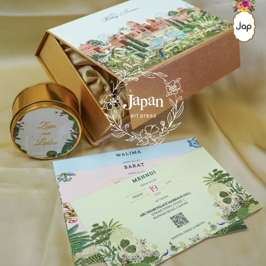 Nawab Garden Box Invitation