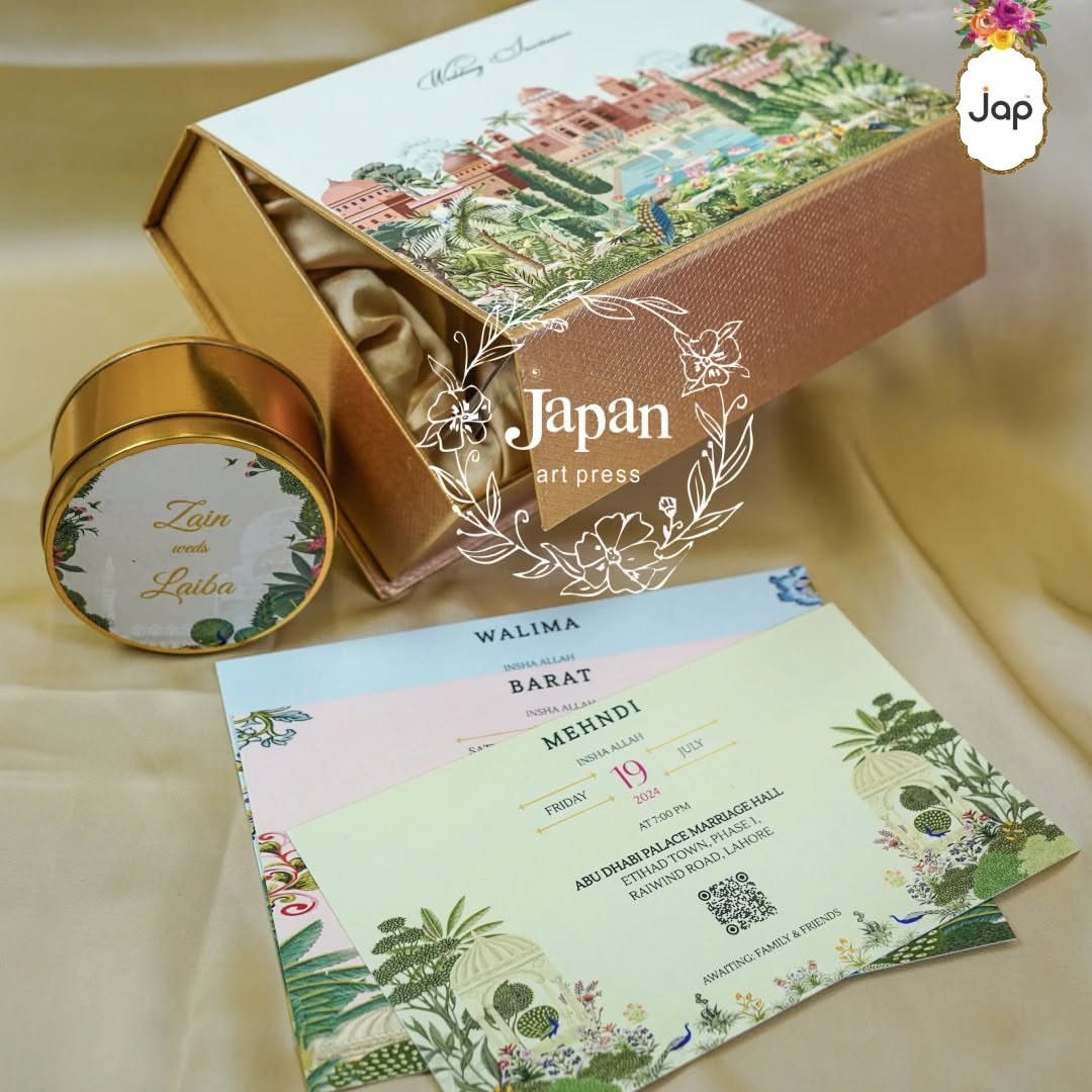 Nawab Garden Box Invitation