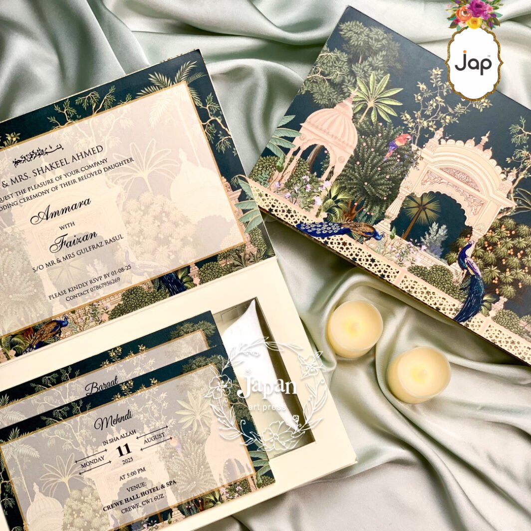 Royal Mughal Night Box Invitation