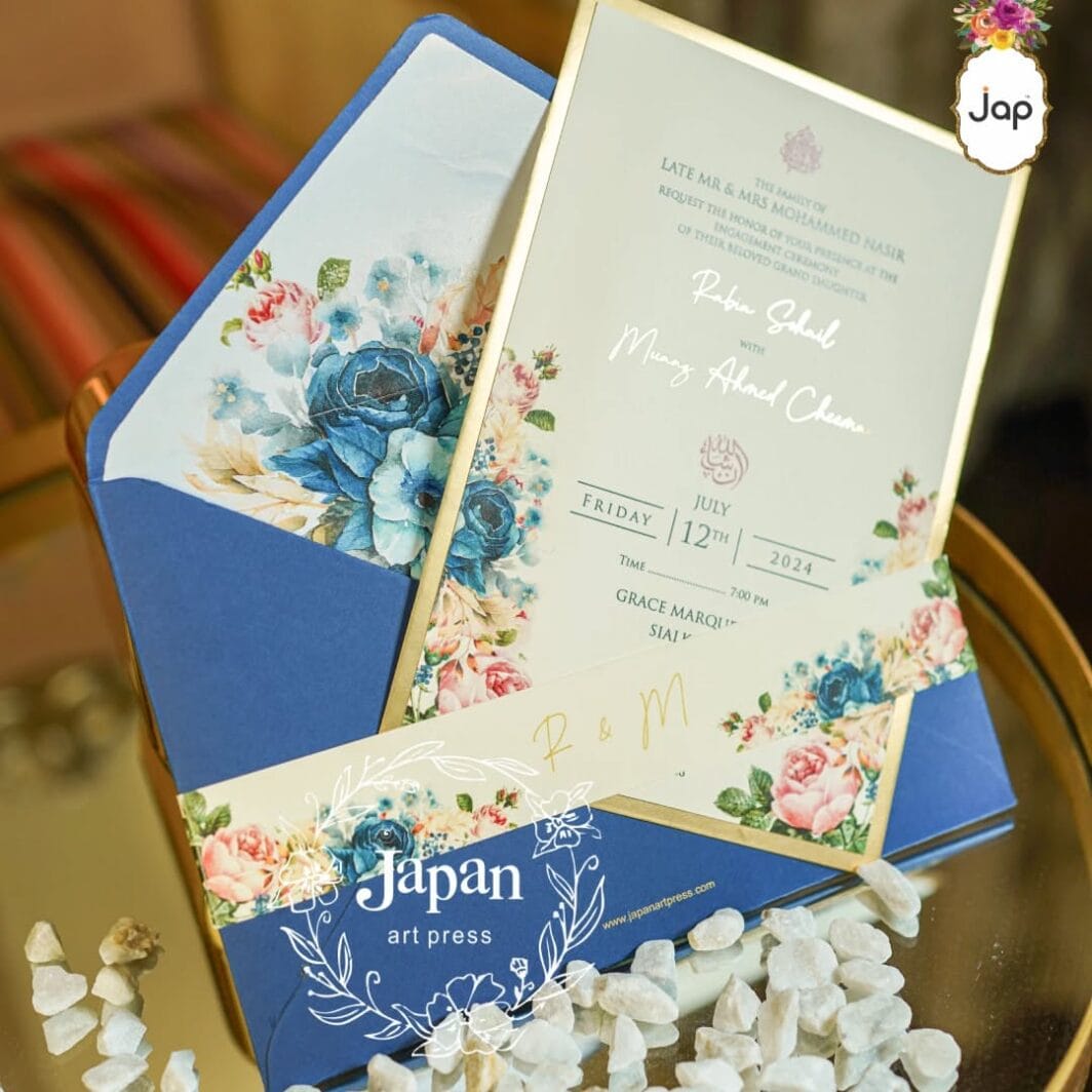 Floral Pocket Invite