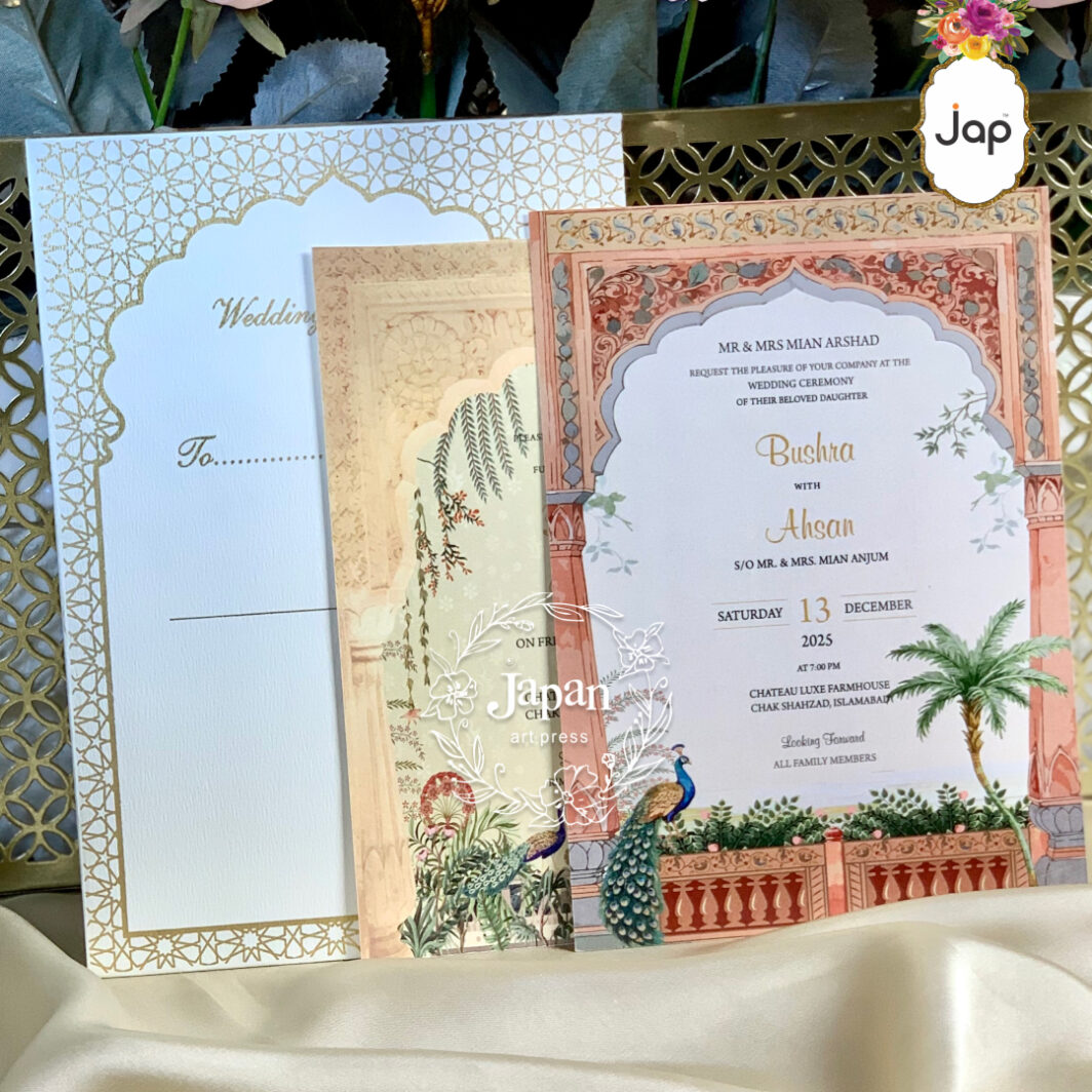 Vintage Palace Destination Invitation